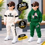 Boys Winter Sweapshirt & Trouser Combo Set | CBYY2 (2 Set Combo Offer)