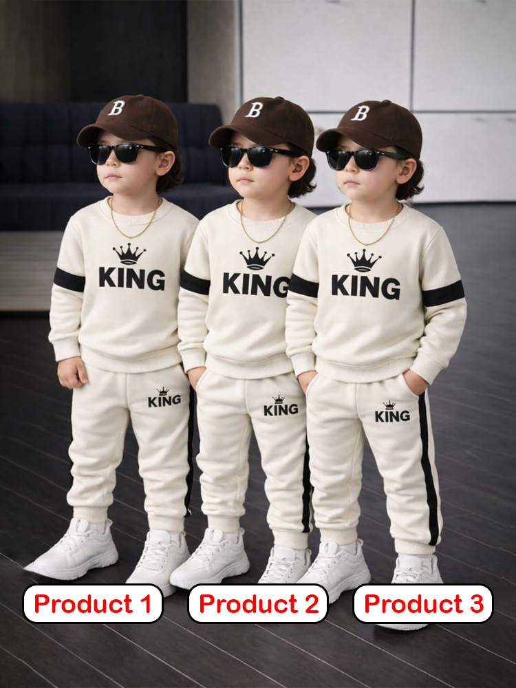 Boys Winter Hoodie & Trouser Combo Set - CBYY4 (2 Pcs Combo Offer)