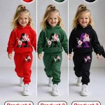 Girls Winter Sweatshirt & Trouser Combo Set – CGPP5 (3 Pcs Combo Offer)