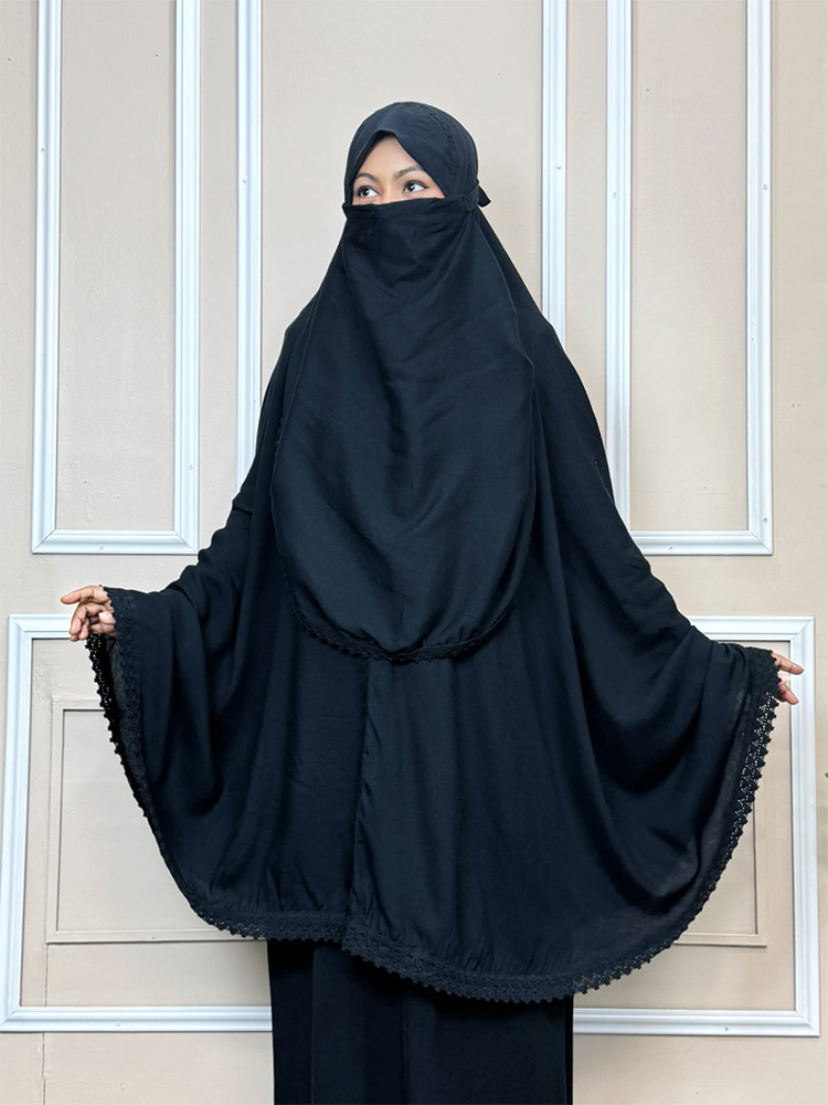 Premium Salat Hijab with Niqab - H011
