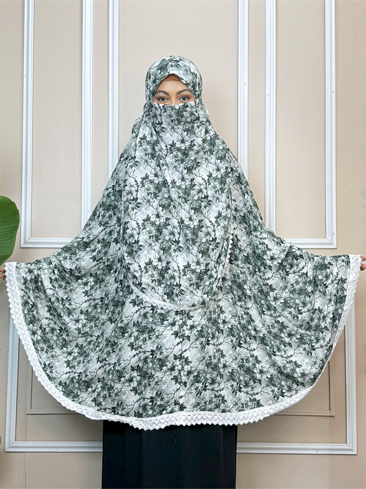 Premium Salat Hijab with Niqab - H013