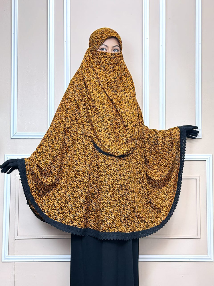 Premium Salat Hijab with Niqab - H014