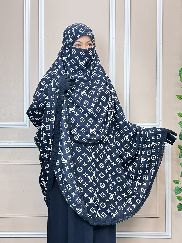 Premium Salat Hijab with Niqab - H017