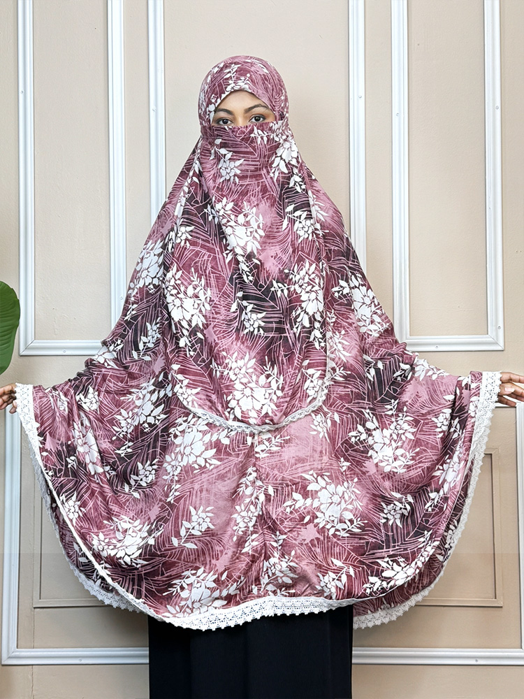 Premium Salat Hijab with Niqab - H018