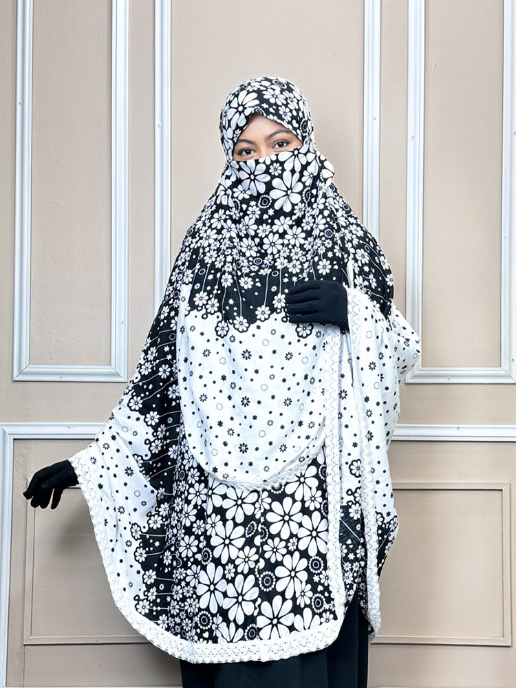 Premium Salat Hijab with Niqab - H019