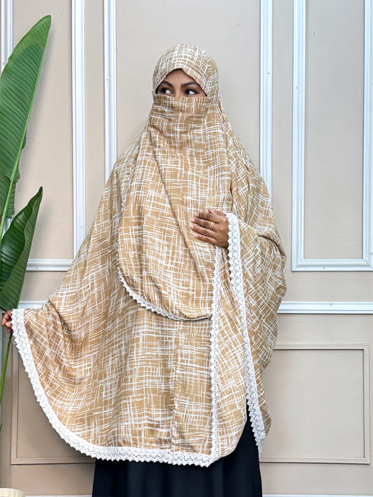 Premium Salat Hijab with Niqab - H024