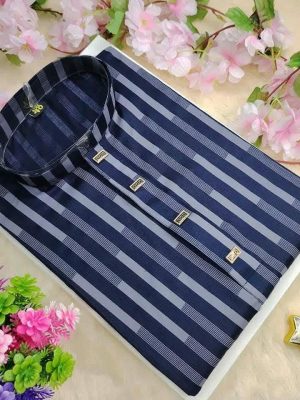 Stripe Cotton Punjabi I SCP2