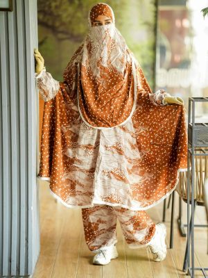 Khimar Plazo Set - A38