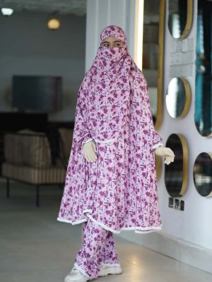 Khimar Plazo Set - A44
