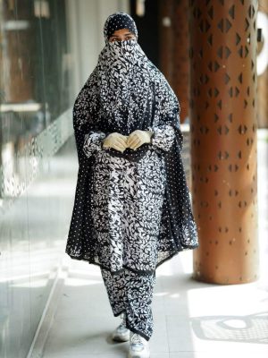 Khimar Plazo Set - A37