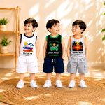 Megi T-Shirt Terry Pant 3 Set Combo MTPC2